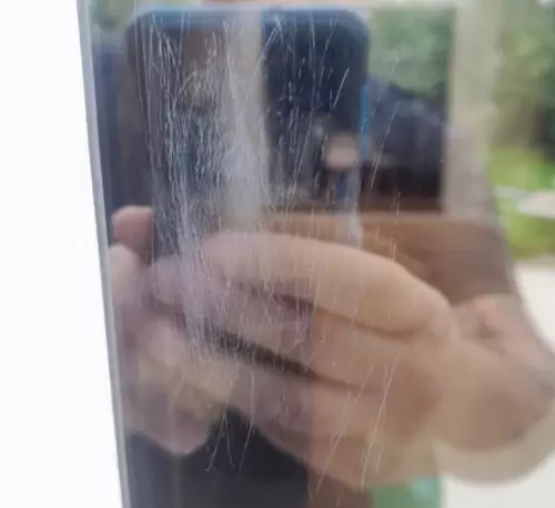 Why have the Scratched Glass Polished instead of Replaced?