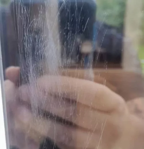Why have the Scratched Glass Polished instead of Replaced?