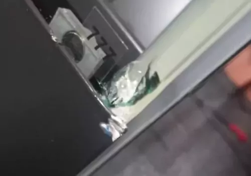 Cabinet Corner Impact Damage Before & After (January 2026)